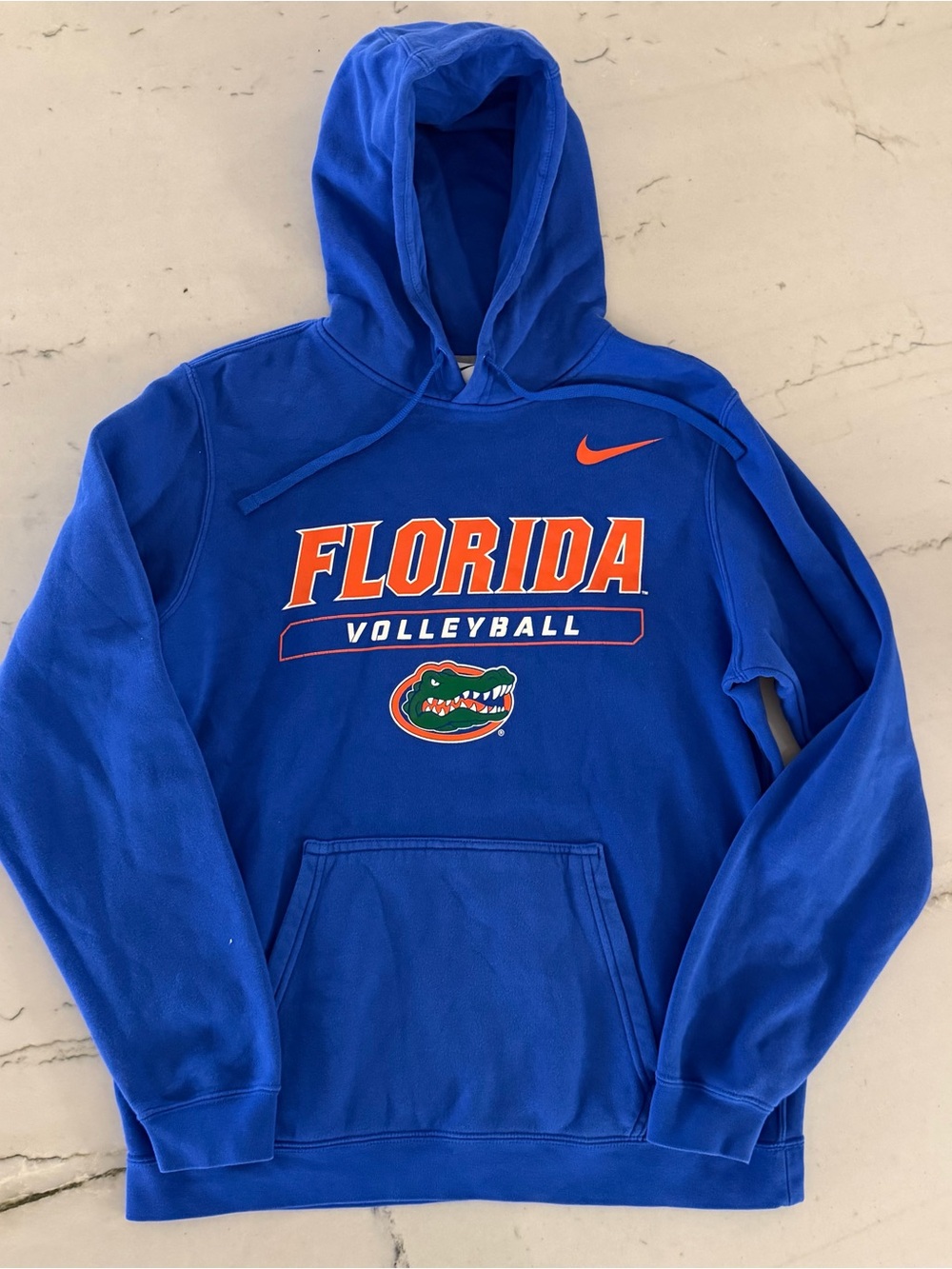 Florida Gators Hoodie Sweatshirt Mens Medium Blue NCAA Volleyball Nike Pullover